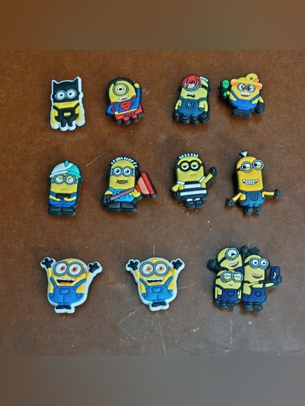 10/$10 Jibbitz Croc Shoe Charms - Mix/Match - Minions - New
